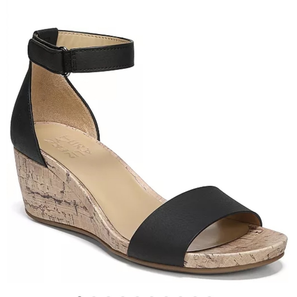 Wedge open toe sandal
